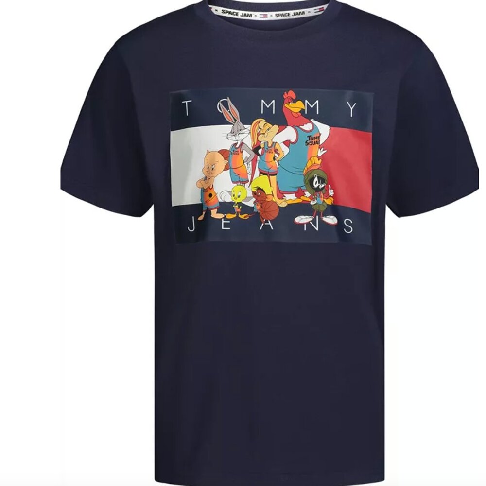 Tommy Jeans x Space Jam Collab T-Shirt LARGE